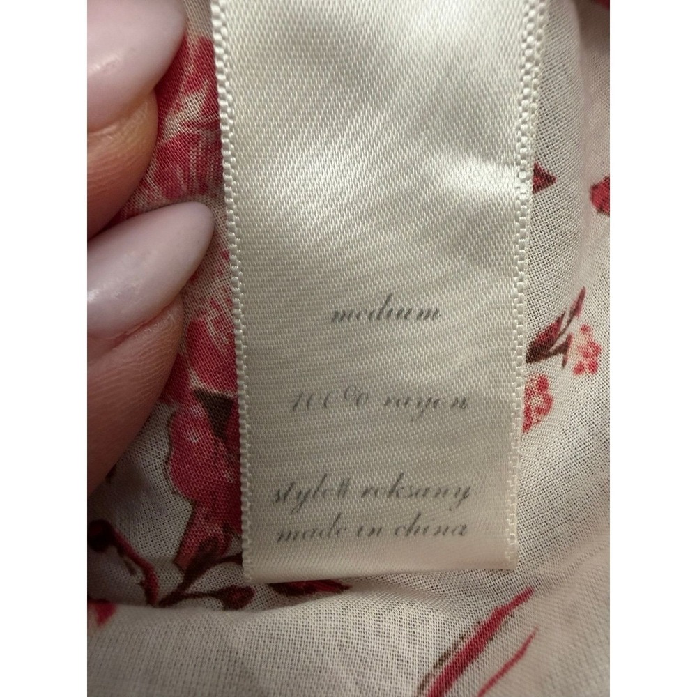 Altar'd State Floral Cutout Tie Back Mini Dress Cottagecore Medium - Picture 7 of 10